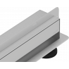 Mexen Flat Wall 2 az 1-ben falra szerelhető vonalmenti lefolyó, 100 cm, inox - 1030100