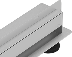 Mexen Flat Wall scurgere liniară montare în perete 2 în 1 100 cm, Crom - 1030100
