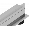 Mexen Flat Wall scurgere liniară montare în perete 2 în 1 110 cm, Crom - 1030110