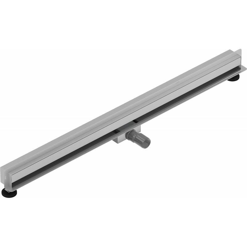 Mexen Flat Wall scurgere liniară de perete 2 în 1, 120 cm, inox - 1030120