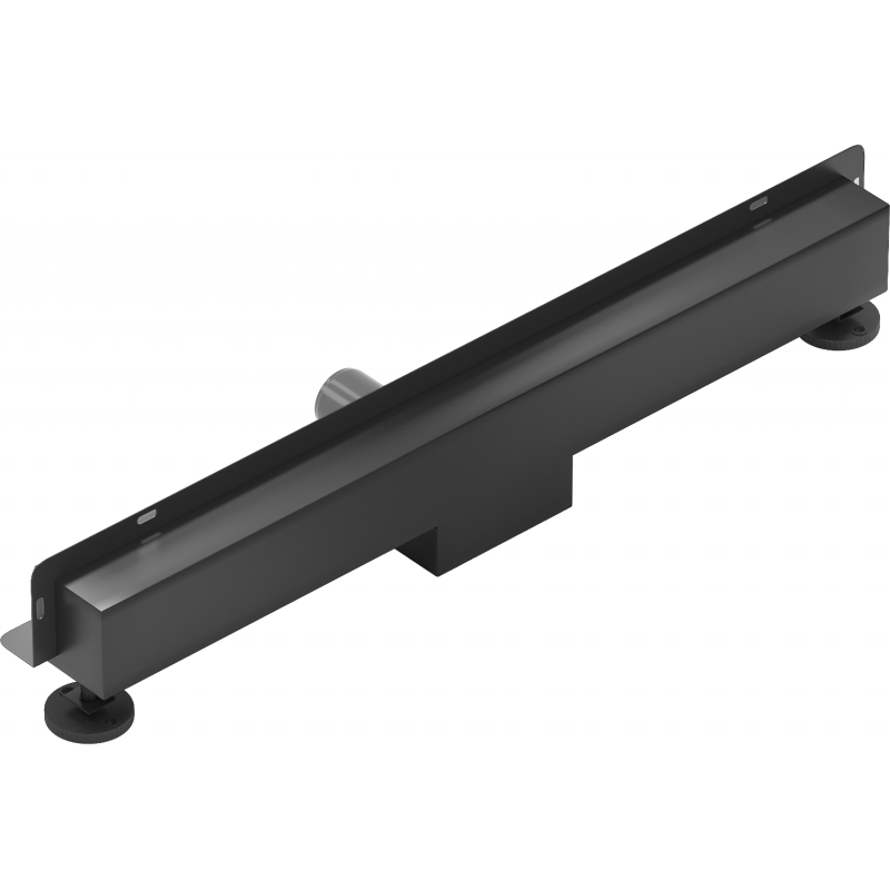 Mexen Flat Wall scurgere liniară de perete 2în1 60 cm, negru - 1730060