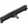 Mexen Flat Wall scurgere liniară montare în perete 2 în 1 60 cm, Neagră - 1730060