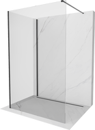 Mexen Kioto perete duș Walk-in 120 x 100 cm, transparent, negru - 800-120-212-70-00-100