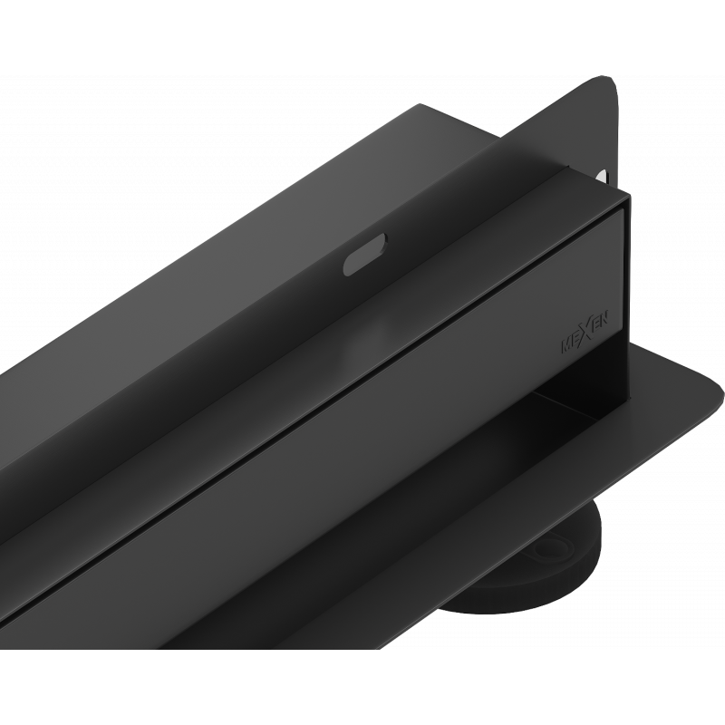Mexen Flat Wall fali lefolyó a falon 2 az 1-ben 80 cm, fekete - 1730080