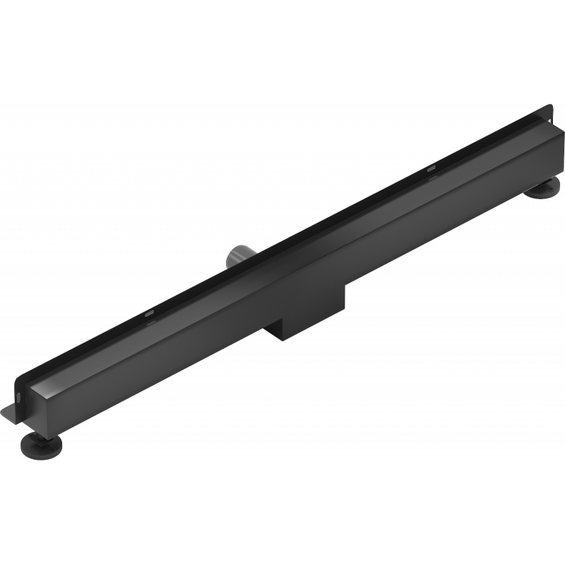 Mexen Flat Wall 2 az 1-ben fali vonali lefolyó 80 cm, fekete - 1730080