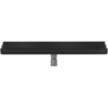 Mexen Flat Wall 2 az 1-ben fali zuhanyfolyóka 80 cm, Fekete - 1730080