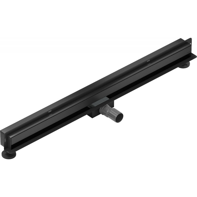 Mexen Flat Wall scurgere liniară de perete 2 în 1, 90 cm, negru - 1730090