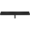 Mexen Flat Wall 2 az 1-ben fali zuhanyfolyóka 100 cm, Fekete - 1730100