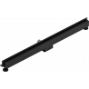 Mexen Flat Wall scurgere liniară montare în perete 2 în 1 120 cm, Neagră - 1730120