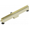 Mexen Flat Wall scurgere liniară de perete 2în1 70 cm, aurie - 1530070