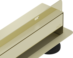 Mexen Flat Wall falmenti zuhanyfolyóka fali 2 az 1-ben 80 cm, arany - 1530080