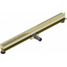 Mexen Flat Wall scurgere liniară montare în perete 2 în 1 80 cm, Aurie - 1530080