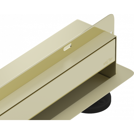 Mexen Flat Wall scurgere liniară montare în perete 2 în 1 90 cm, Aurie - 1530090