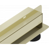 Mexen Flat Wall scurgere liniară de perete 2în1 90 cm, auriu - 1530090