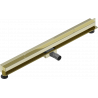 Mexen Flat Wall scurgere liniară de perete 2în1 100 cm, aurie - 1530100