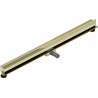 Mexen Flat Wall rigolă liniară de perete 2 în 1 120 cm, aurie - 1530120