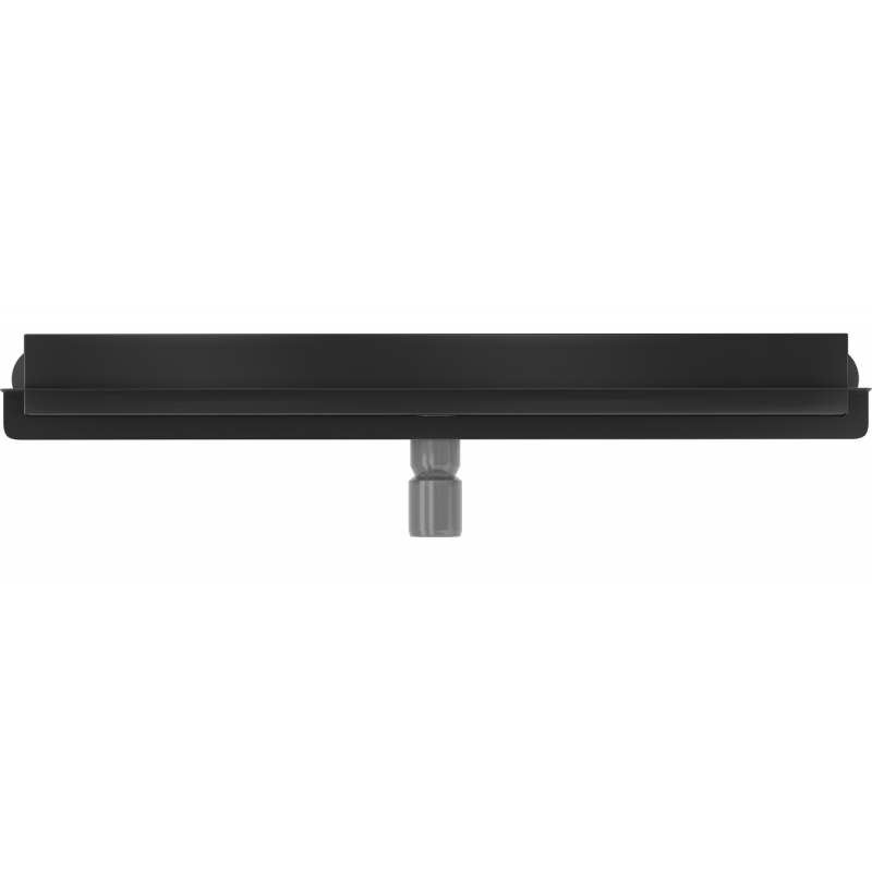 Mexen Flat Wall 60 cm-es falba építhető vonalmenti lefolyó, fekete - 1730060