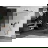 Mexen Kioto perete Walk-in 120 x 95 cm, transparent, gun metal - 800-120-212-95-00-095