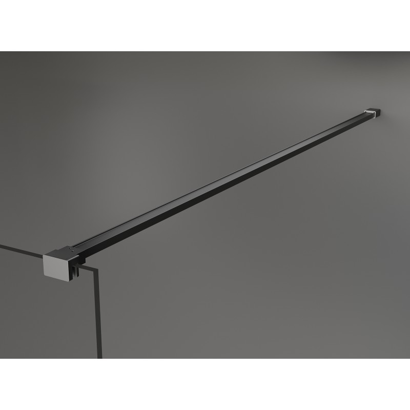 Mexen Kioto zuhanyfal Walk-in 110 x 90 cm, átlátszó, sötétszürke - 800-110-212-95-00-090