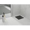Mexen Flat-Q M13 rigolă de pardoseală pătrată 12 x 12 cm, negru - 1710012