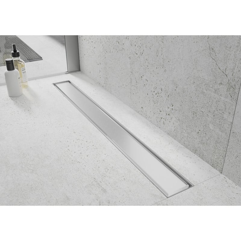 Mexen Flat MGW mască pentru scurgere liniară 70 cm, sticlă albă - 1027070