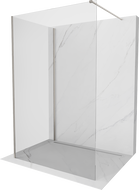 Mexen Kioto Walk-in zuhanyfal 120 x 70 cm, átlátszó, kefeelt nikkelezett - 800-120-212-97-00-070