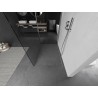 Mexen Kioto Walk-in zuhanyfal 120 x 70 cm, átlátszó, kefeelt nikkelezett - 800-120-212-97-00-070
