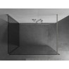 Mexen Kioto Walk-in zuhanyfal 120 x 70 cm, átlátszó, kefeelt nikkelezett - 800-120-212-97-00-070
