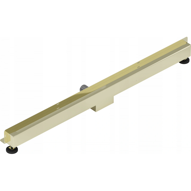 Mexen Flat Wall scurgere liniară de perete 2în1 110 cm, aurie - 1530110