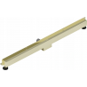 Mexen Flat Wall scurgere liniară de perete 2în1 120 cm, auriu - 1530120