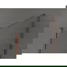Mexen Kioto zuhanyfal Walk-in 130 x 115 x 40 cm, áttetsző, csiszolt réz - 800-130-115-221-65-00-040