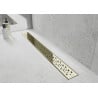 Mexen M12 mască pentru scurgerile de duș liniare 60 cm, Aurie - 1521060