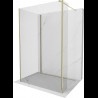 Mexen Kioto paravan de duș Walk-in 105 x 100 x 30 cm, transparent, aurie - 800-105-100-221-50-00-030