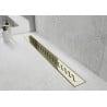 Mexen M18 mască pentru scurgerile de duș liniare 80 cm, Aurie - 1523080