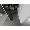 Mexen Kioto perete tip Walk-in 130 x 110 x 40 cm, model negru, alb - 800-130-110-221-20-70-040