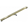 Mexen Flat M13 2 az 1-ben zuhanyfolyóka 110 cm, Arany - 1510110