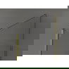 Mexen Kioto zuhanyfal Walk-in 120 x 70 x 30 cm, fekete minta, arany kefélt - 800-120-070-221-55-70-030