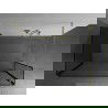 Mexen Kioto Walk-in zuhanyfal 120 x 80 x 30 cm, fekete minta, aranycsiszolt - 800-120-080-221-55-70-030