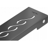 Mexen Flat M18 90 cm-es padlóösszefolyó takaró, fekete - 1723090