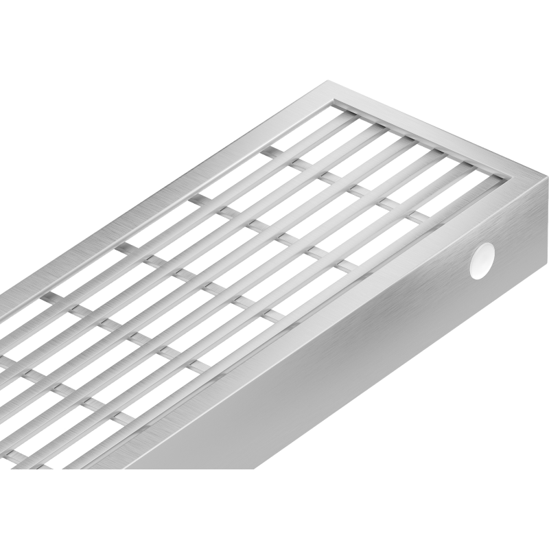 Mexen Flat M33 lefedő a 100 cm-es vonalmenti lefolyóhoz, inox - 1033100