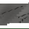 Mexen Kioto Walk-in zuhanyfal 100 x 85 x 40 cm, áttetsző, gun gray kefélt - 800-100-085-221-66-00-040