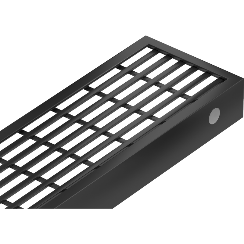 Mexen Flat M33 vonalmenti lefolyóburkolat 50 cm, fekete - 1733050