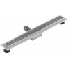 Mexen Flat M33 vonalmenti lefolyó 70 cm, inox - 1033070-15