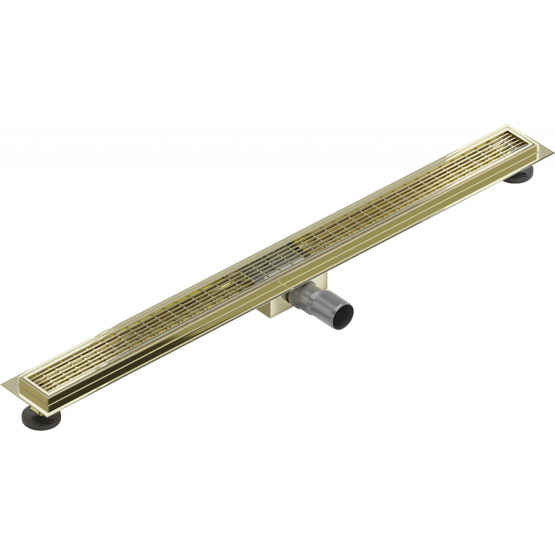 Mexen Flat M33 scurgere liniară 80 cm, auriu - 1533080-15