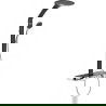 Mexen Bolt set duș expus cu ploaie și baterie, negru/crom - 78108-71
