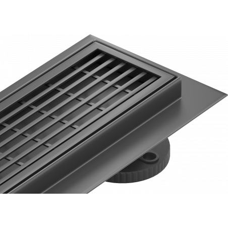 Mexen Flat M33 vonalelvezetés 100 cm, fekete - 1733100-15