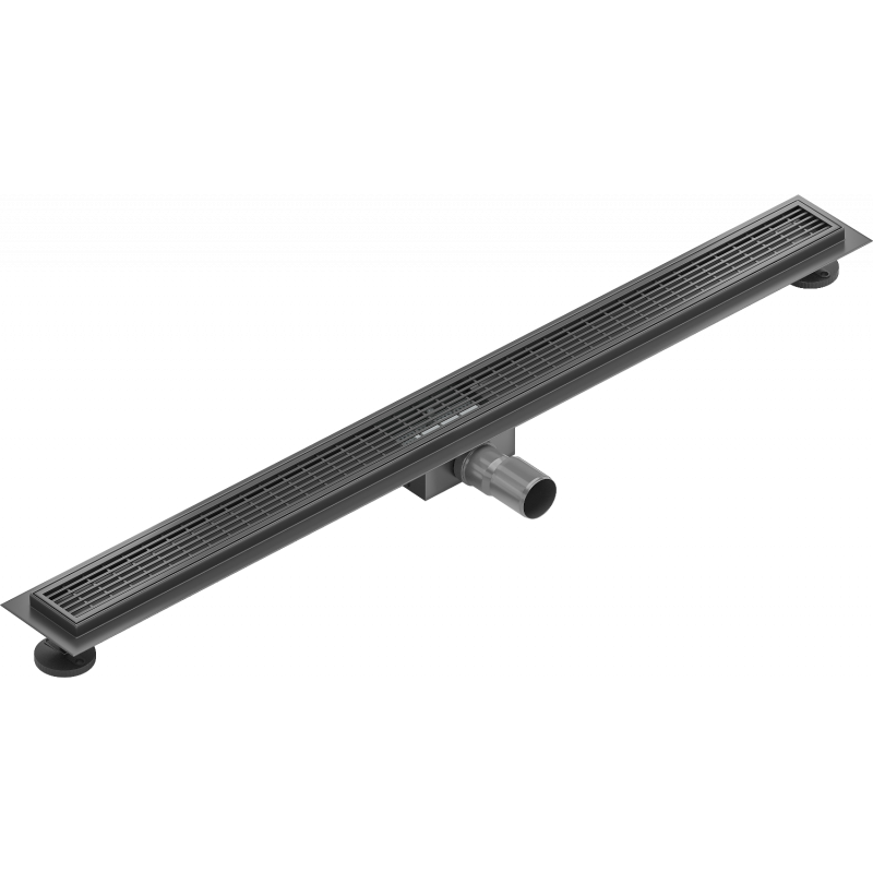 Mexen Flat M33 vonalmenti lefolyó 100 cm, fekete - 1733100-15