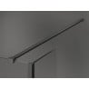 Mexen Kioto perete duș Walk-in 140 x 85 x 40 cm, transparent, gun metal - 800-140-085-221-95-00-040
