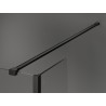 Mexen Kioto Walk-in zuhanyfal 120 x 80 x 40 cm, fekete keret, fekete - 800-120-080-221-70-70-040