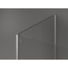 Mexen Kioto walk-in zuhanyfal 120 x 90 x 30 cm, átlátszó, csiszolt nikkel - 800-120-090-221-97-00-030